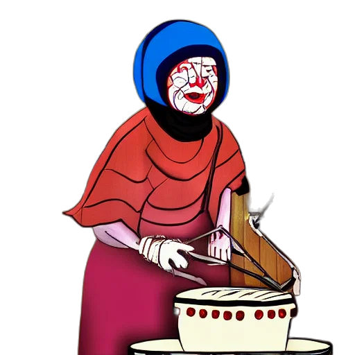 mask, food, face, staff transparent PNG cut-out