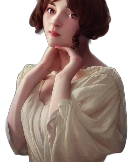 dress, crown, face, staff transparent PNG cut-out
