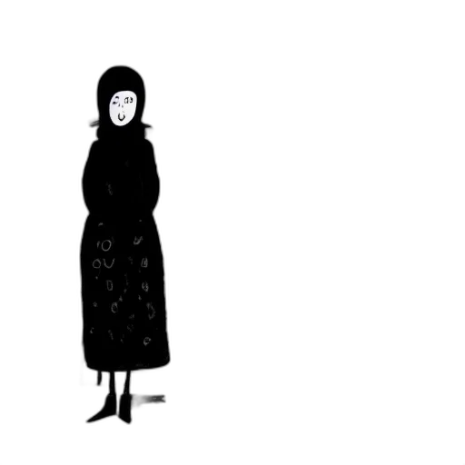 dress, face, staff, jacket transparent PNG cut-out