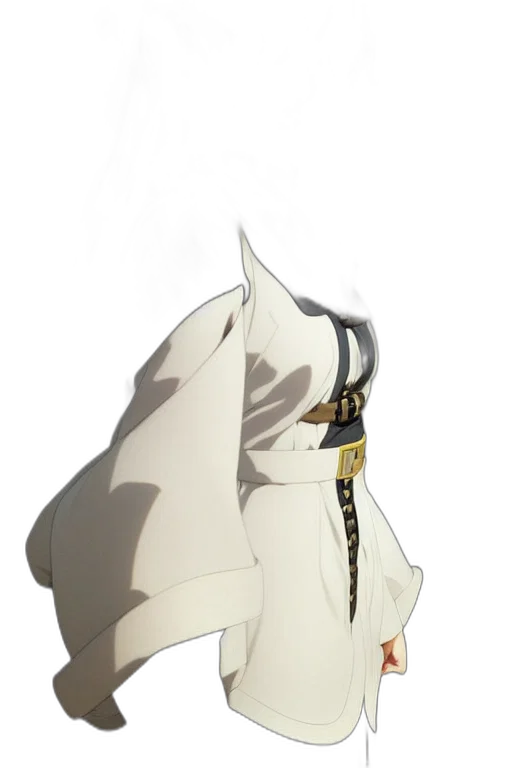 jacket, mask, staff, hat transparent PNG cut-out