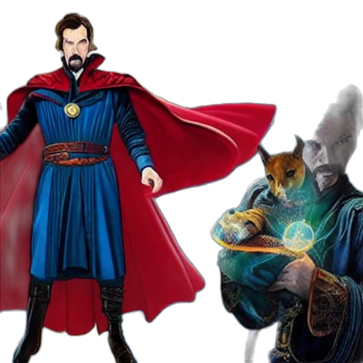 concept art, comic book art, fantasy art, doctor transparent PNG cut-out