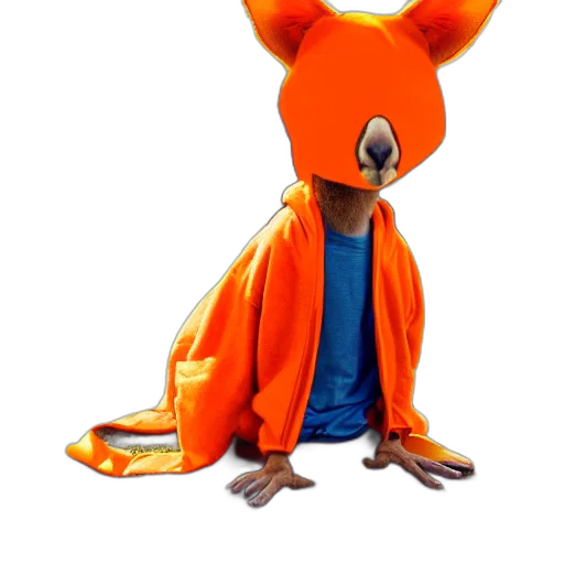 animal, jacket, mask, creature transparent PNG cut-out