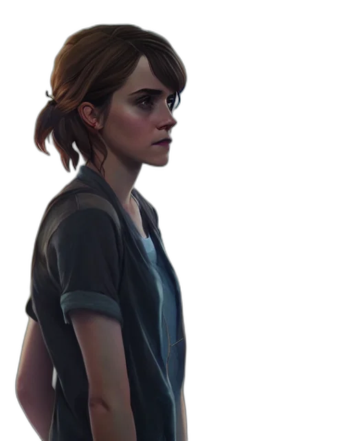jacket, face, staff, concept art transparent PNG cut-out