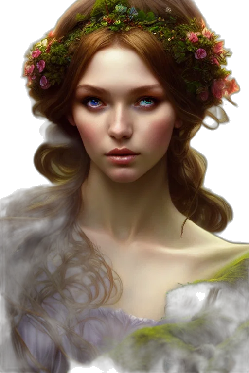 crown, face, jewelry, dress transparent PNG cut-out