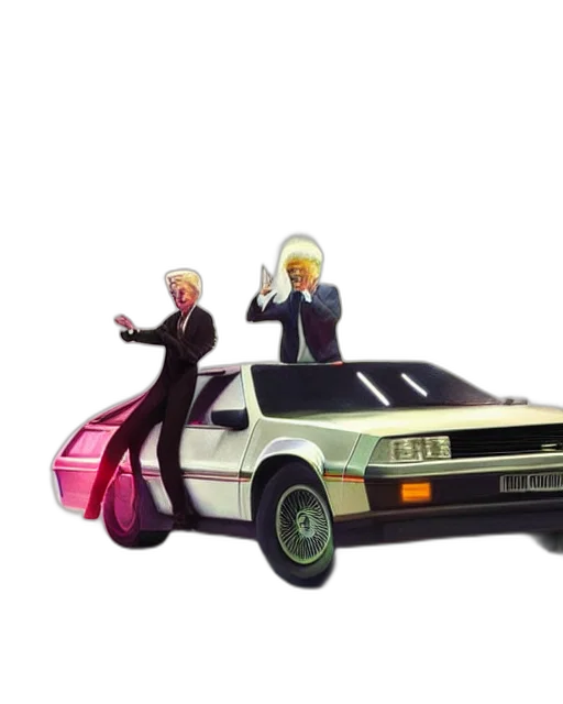car, robot, jacket, concept art transparent PNG cut-out