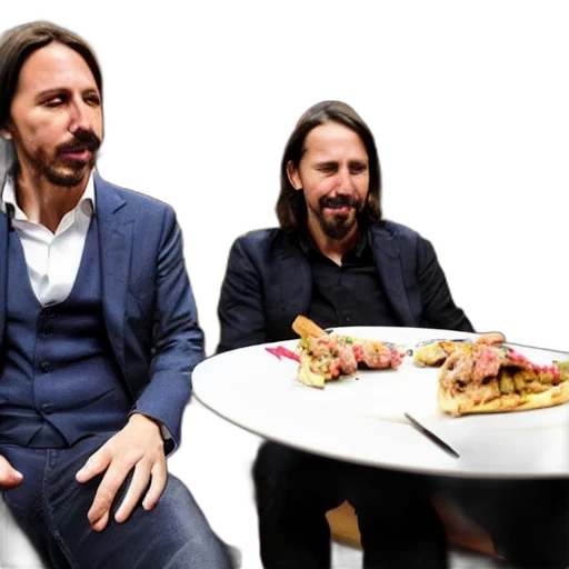 food, hair, pablo, iglesias transparent PNG cut-out