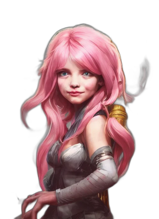 face, fantasy art, concept art, anime transparent PNG cut-out