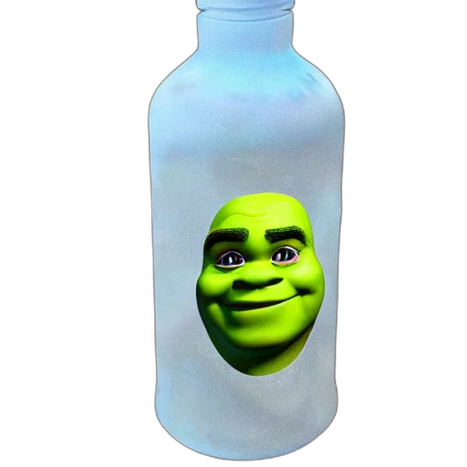 bottle, face, creature, mask transparent PNG cut-out