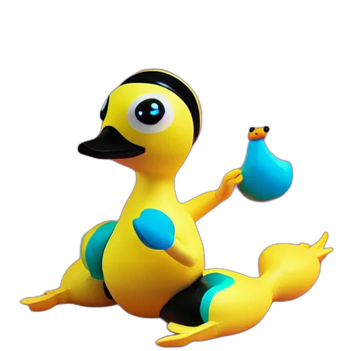 animal, creature, staff, 3d render transparent PNG cut-out