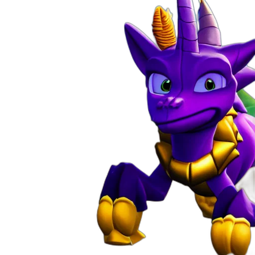 dragon, animal, creature, staff transparent PNG cut-out