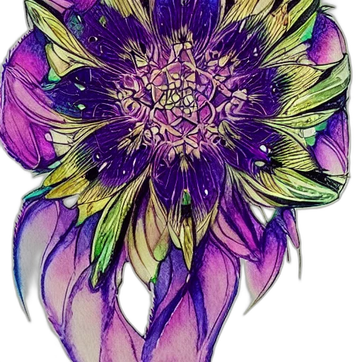 flower, jewelry, crown, staff transparent PNG cut-out
