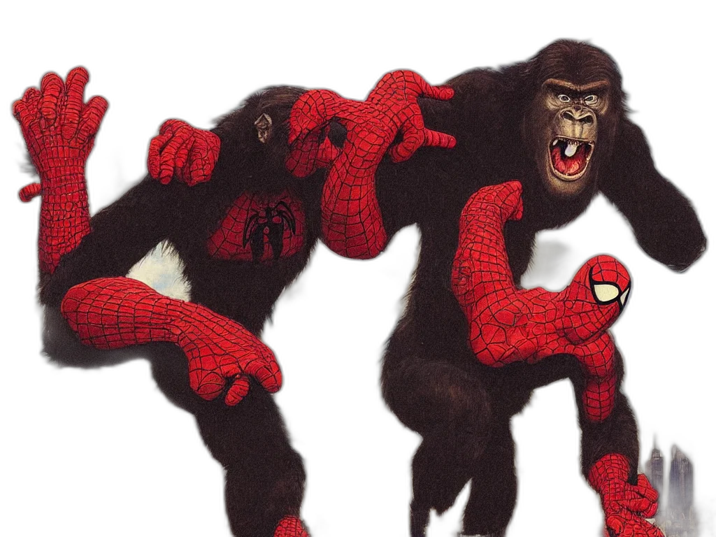 concept art, comic book art, 3d render, medium transparent PNG cut-out