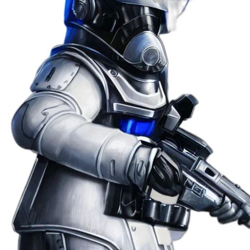 robot, staff, weapon, face transparent PNG cut-out