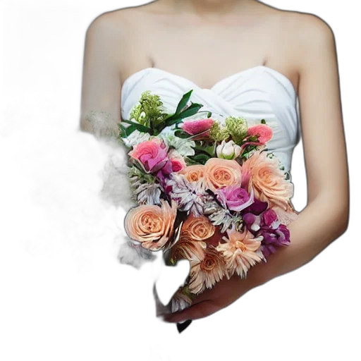 dress, jewelry, crown, flower transparent PNG cut-out