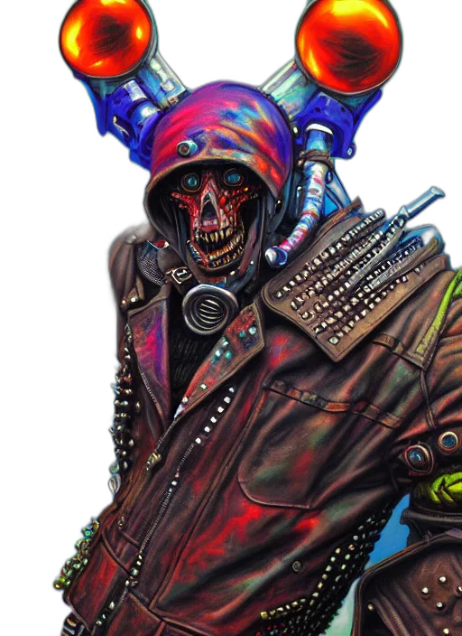 jacket, mask, robot, face transparent PNG cut-out
