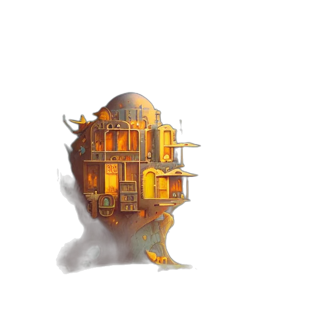 building, furniture, crown, robot transparent PNG cut-out
