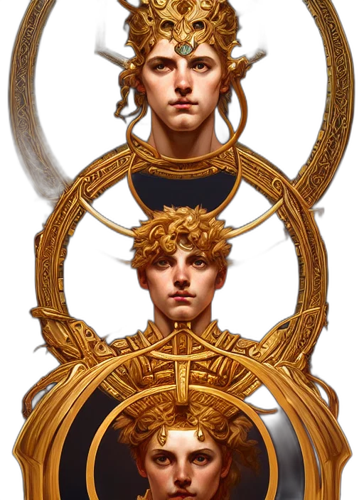 crown, face, sword, jewelry transparent PNG cut-out