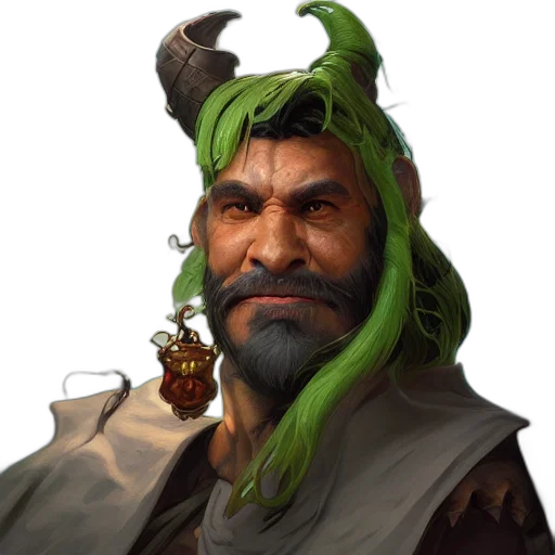 staff, dragon, face, hat transparent PNG cut-out