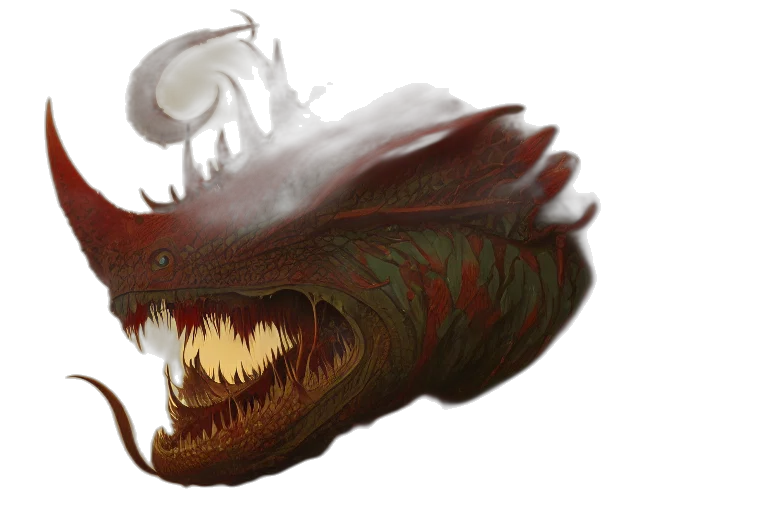 dragon, creature, mask, animal transparent PNG cut-out