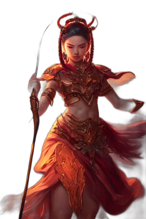 sword, staff, weapon, fantasy art transparent PNG cut-out