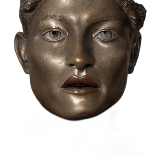 face, mask, crown, jewelry transparent PNG cut-out