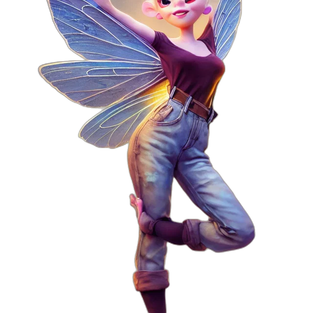 staff, concept art, fantasy art, 3d render transparent PNG cut-out