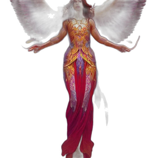 dress, fantasy art, concept art, 3d render transparent PNG cut-out