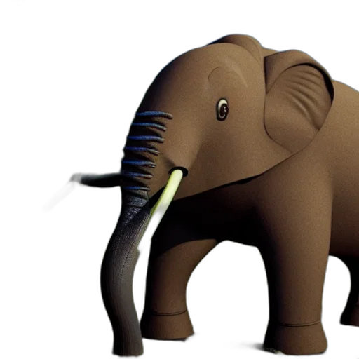 animal, creature, 3d render, concept art transparent PNG cut-out