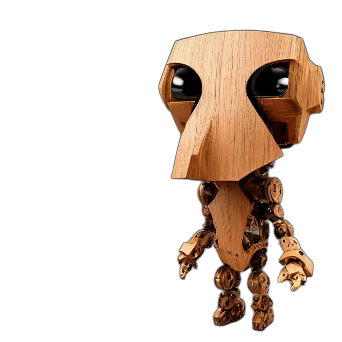 robot, creature, 3d render, concept art transparent PNG cut-out