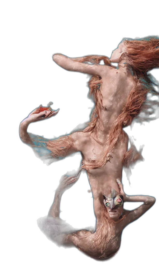 creature, dragon, animal, staff transparent PNG cut-out