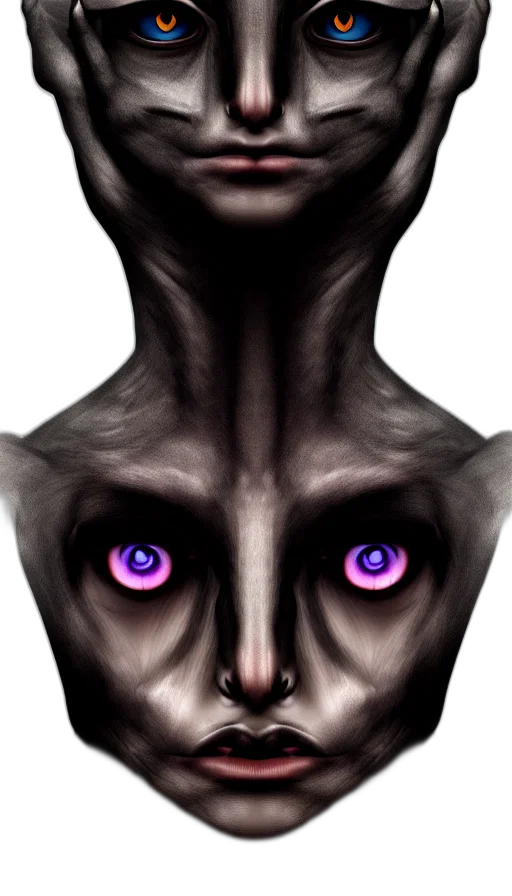 face, creature, mask, robot transparent PNG cut-out