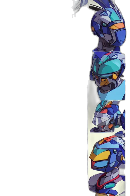 mask, jacket, robot, weapon transparent PNG cut-out