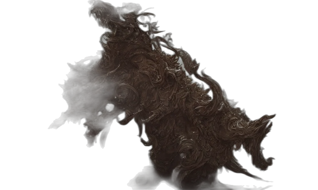 hair, dragon, creature, animal transparent PNG cut-out