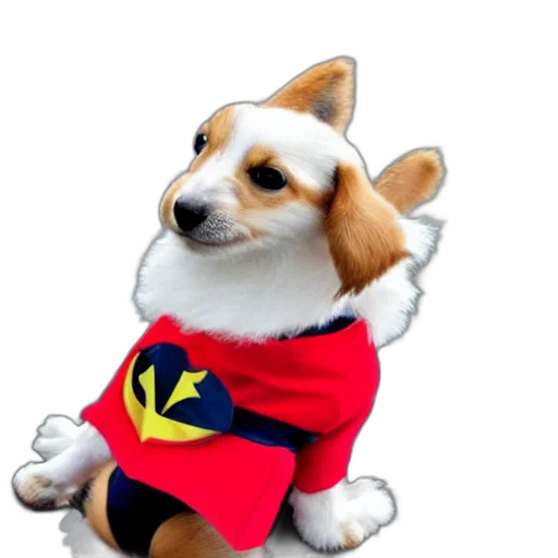 animal, staff, jacket, photorealistic transparent PNG cut-out