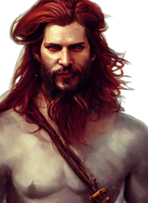 hair, face, fantasy art, photorealistic transparent PNG cut-out