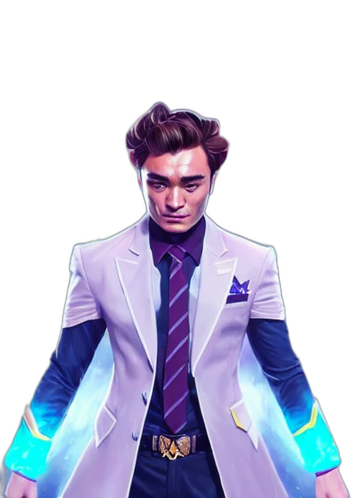 jacket, staff, robot, concept art transparent PNG cut-out