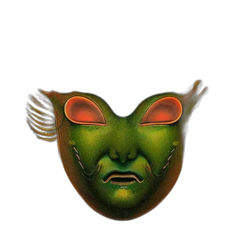 mask, face, creature, dragon transparent PNG cut-out
