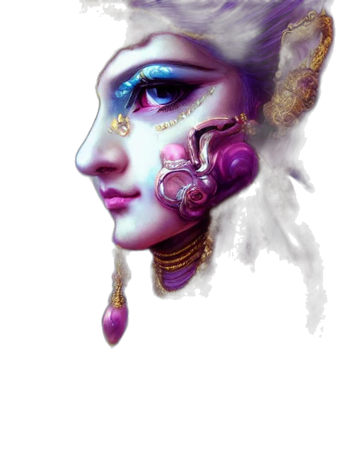 face, mask, jewelry, crown transparent PNG cut-out