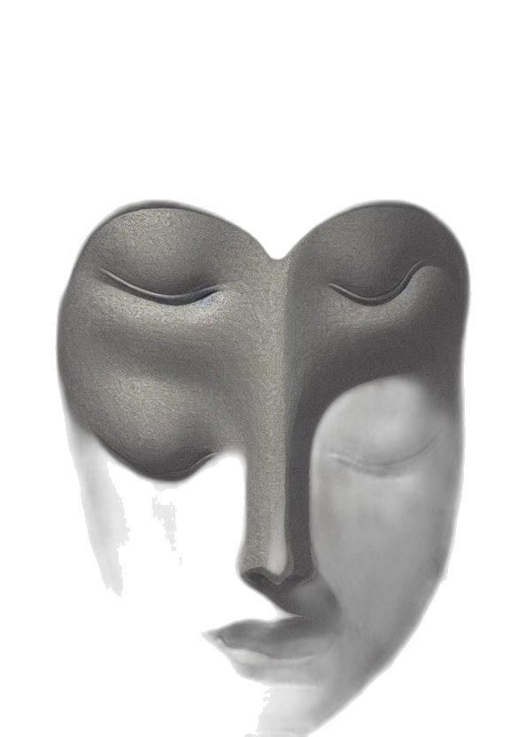 mask, face, crown, jewelry transparent PNG cut-out