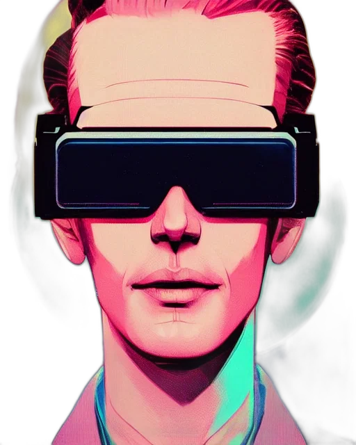 robot, mask, face, cyberpunk transparent PNG cut-out