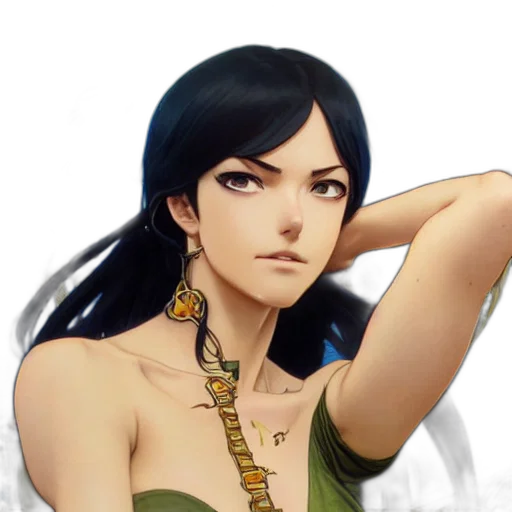 jewelry, face, staff, dress transparent PNG cut-out