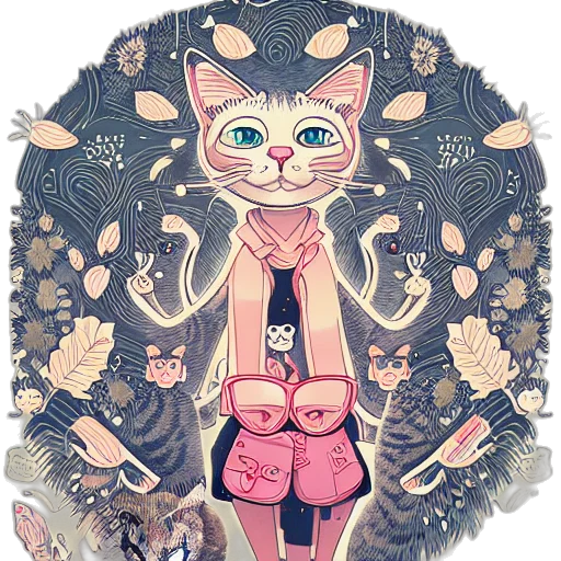 dress, animal, staff, jewelry transparent PNG cut-out