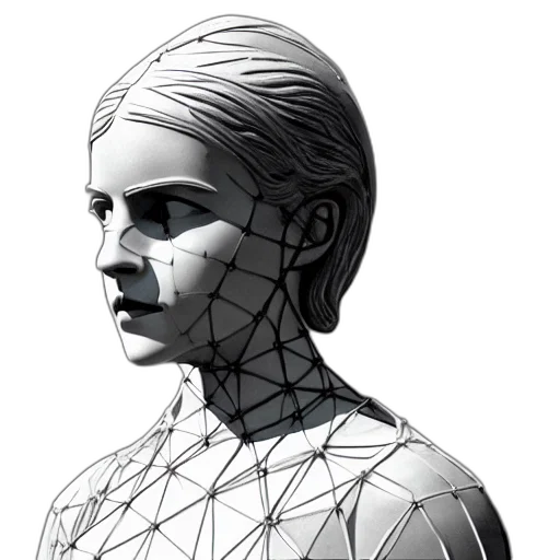 robot, face, mask, jewelry transparent PNG cut-out