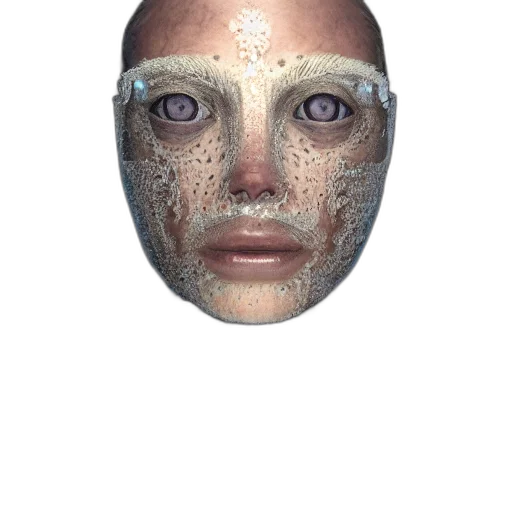 mask, face, robot, creature transparent PNG cut-out