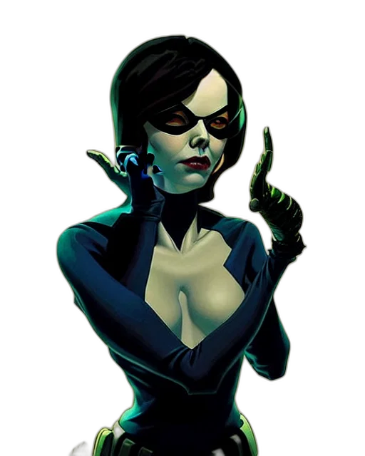 comic book art, concept art, fantasy art, cartoon transparent PNG cut-out