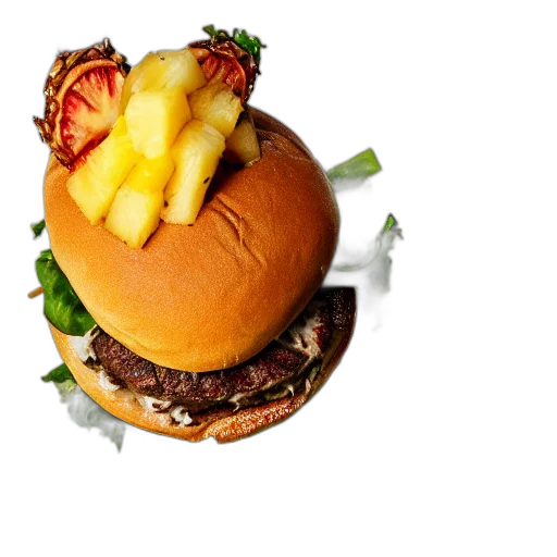 food, crown, animal, photorealistic transparent PNG cut-out