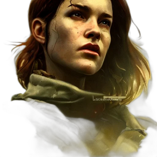 face, weapon, photorealistic, concept art transparent PNG cut-out