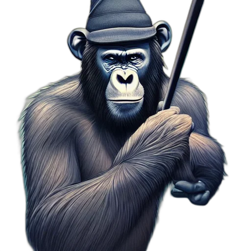 staff, animal, hat, weapon transparent PNG cut-out