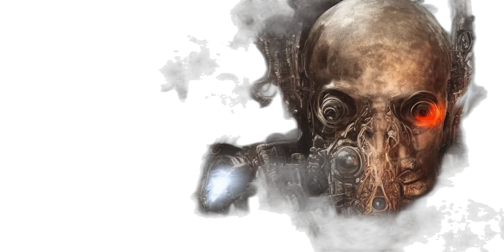 mask, face, concept art, photorealistic transparent PNG cut-out