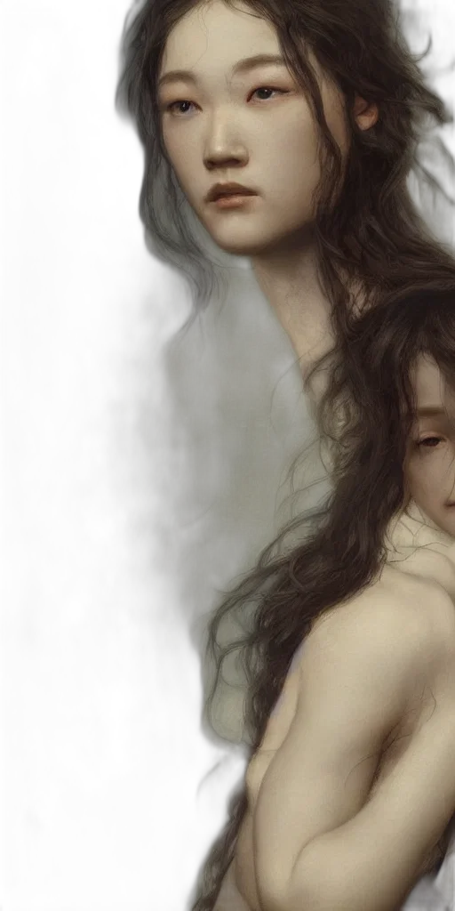 face, photorealistic, oil painting, fantasy art transparent PNG cut-out
